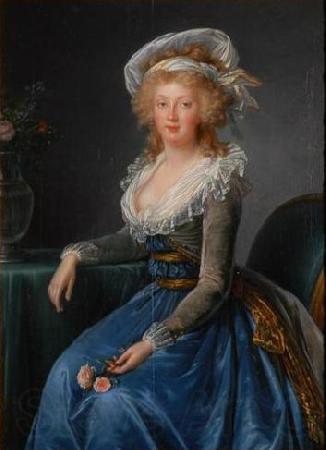 Elisabeth LouiseVigee Lebrun Portrait of Maria Teresa of Naples and Sicily Spain oil painting art